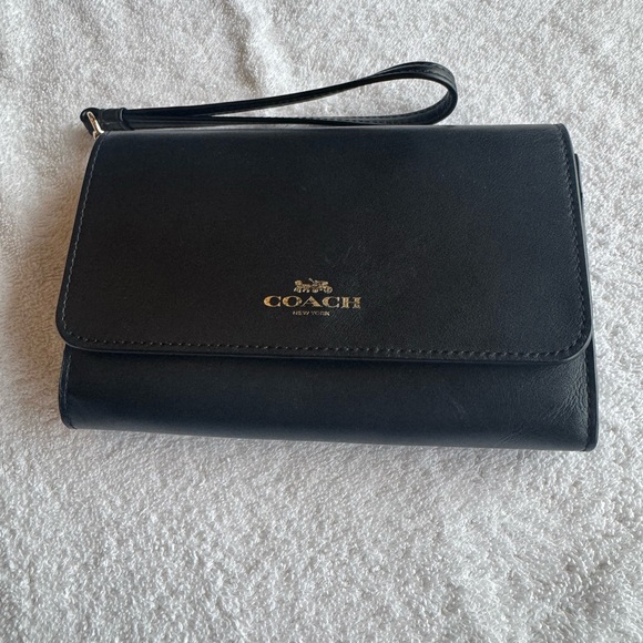 Coach Black Leather Clutch - Picture 14 of 14